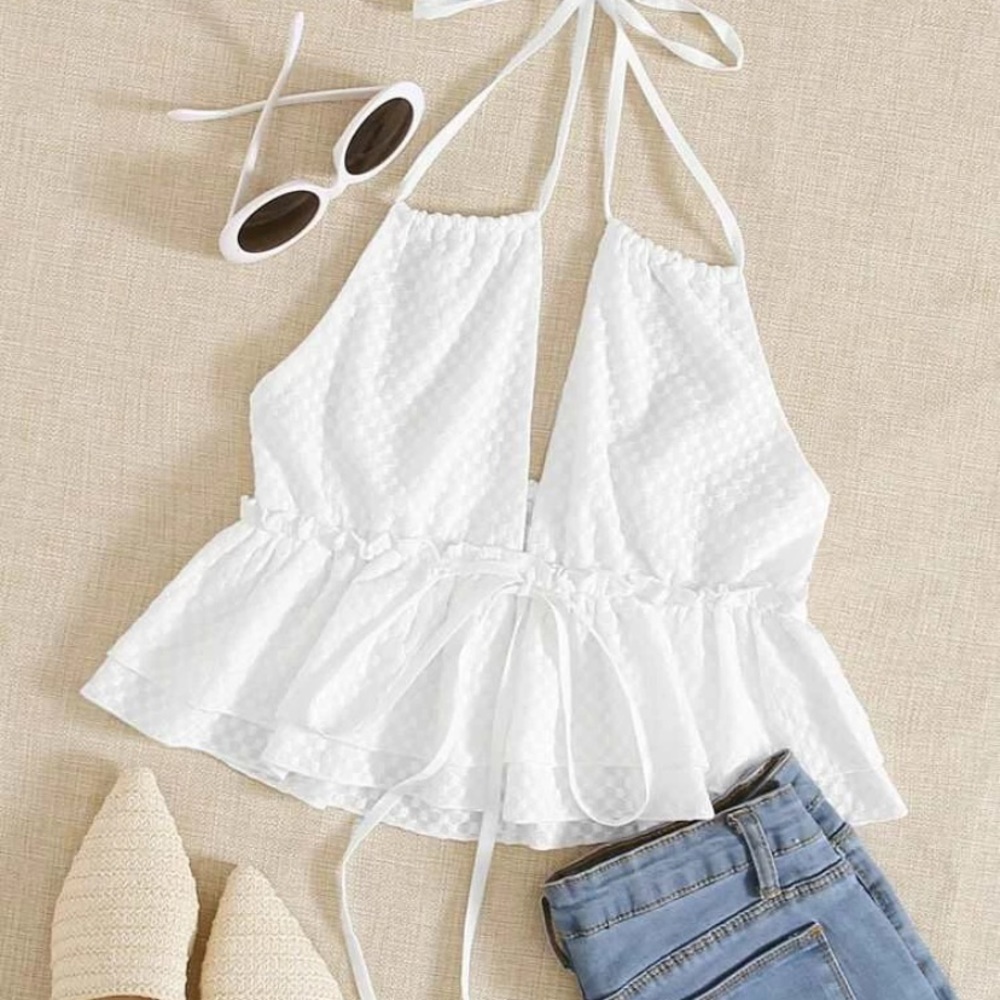 Flowy white shirt